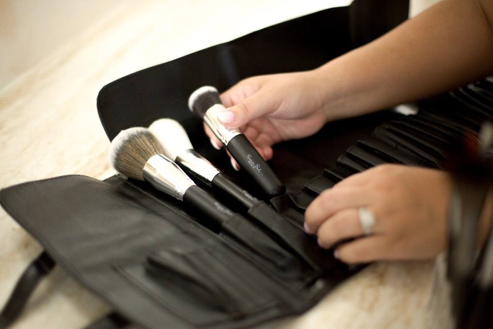 Makeup Brush Holder Bag